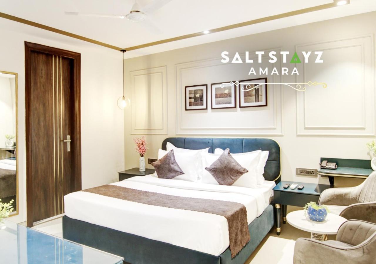 Saltstayz Premier - Galleria Market Road & Sector 27 Gurgaon Bagian luar foto
